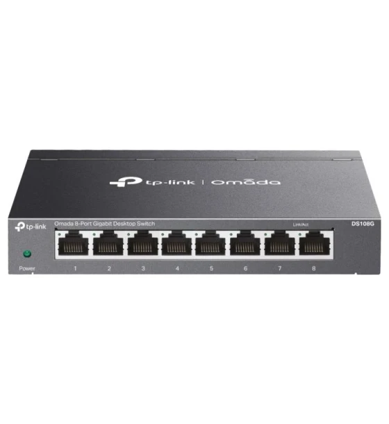 Omada 8-Port Gigabit Desktop Switch PORT 8x Gigabit RJ45 Ports SPEC Desktop Steel Case FEATURE Plug and Play