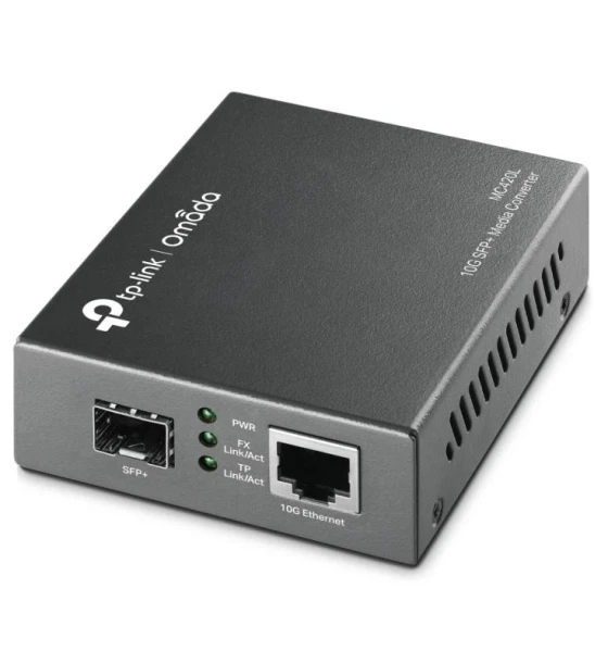 Switch retea Omada 10G Multi-Gigabit RJ45 to 10G SFP+ Slot Supporting MiniGBIC Modules PORT 1x 10G SFP+ Slot, 1x 10G Multi-Gigabit RJ45 Port Auto MDI/MDIX SPEC Chassis MC1400 Rack-mountable