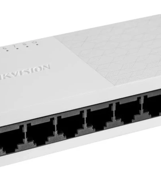 Switch 8 porturi Gigabit Hikvision DS-3E0508D-O, Unmanaged, 8 Gigabit RJ45 ports, Plug play, Support ADI/ADIX, Standard IEEE 802.3, IEEE 802.3u, IEEE 802.3x