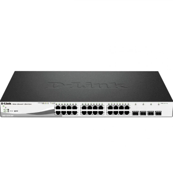 Switch retea Switch D-link DGS-1210-28MP, 28 Port, 10 Mbps