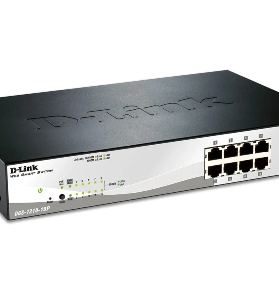 Switch retea Switch D-Link DGS-1210-10P, 8 port, 10 Mbps