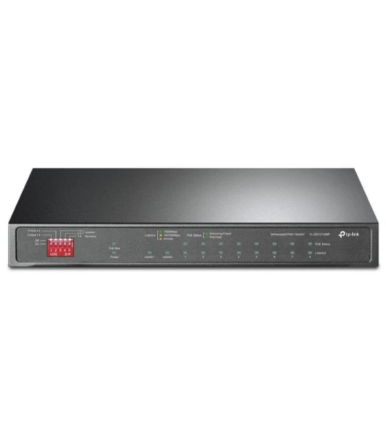 Switch retea Switch TP-Link TL-SG1210MP, 10 port, 10 Mbps