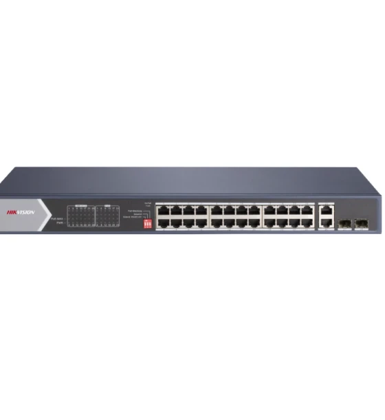 Switch retea Switch Hikvision DS-3E0528HP-E, 28-port, HiPOE