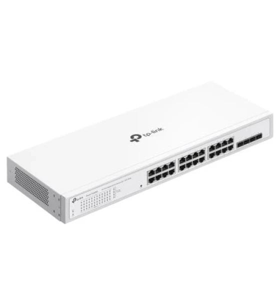 Switch TP-Link cu 24 de porturi, 24x 10 Mbps RJ45 Ports Auto- Negotiation/Auto MDI/MDIX, capacitate switch 56 Gbps, dimensiuni 440x 180x44 mm