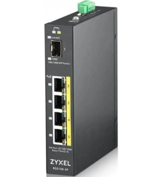 Switch retea Switch Zyxel RGS100-5P-ZZ0101F, 5 port, 100 Mbps