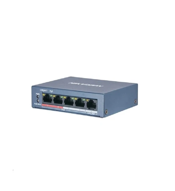 Switch retea Switch Hikvision DS-3E0105P-E M B, 4-port, PoE