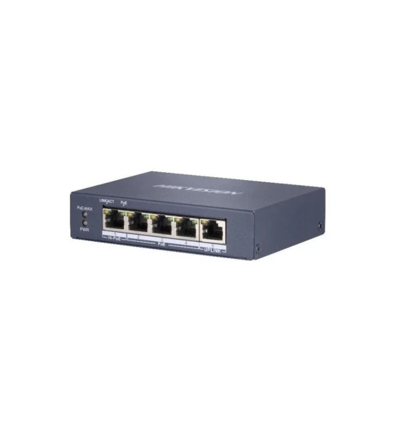 Switch retea Switch Hikvision DS-3E0505HP-E, 5-port, fara management