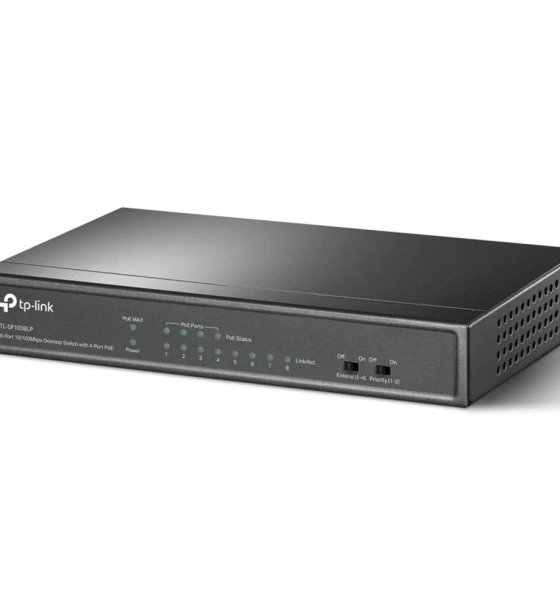 Switch retea Switch TP-Link TL-SF1008LP, 8 port, 10 Mbps