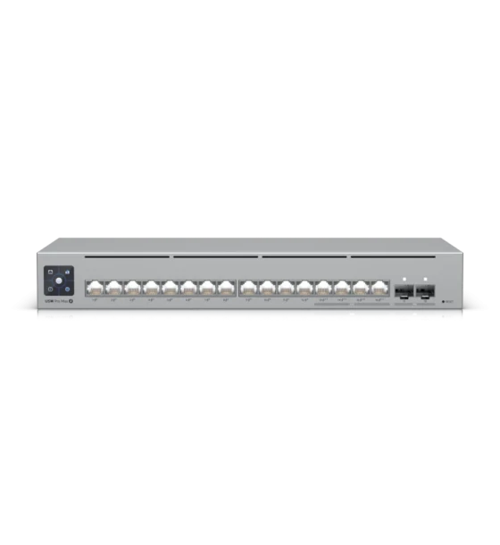 Switch retea Ubiquiti Unifi Pro Max, Ethernet In-Band, 12 porturi GbE RJ45, 4 porturi 1/2.5 GbE RJ45, 2 porturi 10G SFP+, POE disponibil total 180W, sursa alimentare AC/DC, intern, 210W