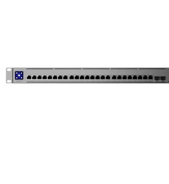 Ubiquiti UniFi Switch, USW-ENTERPRISE-24, interfata 24 x 10GbE RJ45, 2 x 25G SFP28, SMB Layer 3 Gigabit Ethernet switch, Switching capacity 580 Gbps, Forwarding rate 431.52 Mpps
