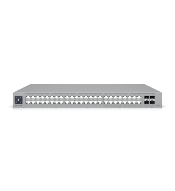 Switch retea Ubiquiti Unifi Pro Max, Ethernet In-Band, 32 porturi RJ45 GbE, 16 porturi RJ45 1, 5 GbE, 4 porturi SFP+ 10G, POE disponibil total 720W, sursa alimentare AC/DC, intern, 820W