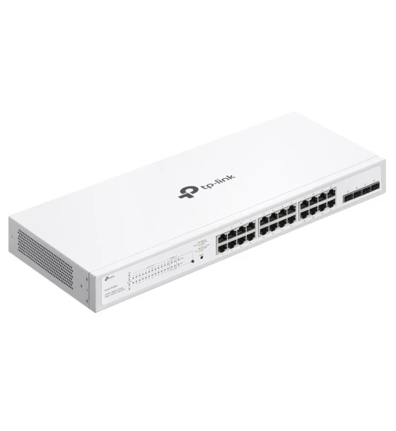 TP-LINK 8-Port Gigabit Smart Switch with 4-Port PoE+ FESTA FS308GP, Interfata 8x 10 Mbps RJ45 Ports 1-4 Support 802.3at PoE+ and 802.3af PoE, Dimensiuni 209x126x26 mm