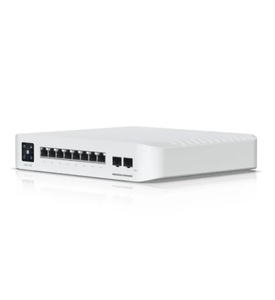 UBIQUITI Switch 8 porturi POE USW-PRO-8-POE-120W, Layer 3, Dimensiuni 200 x 248 x 44 mm, Greutate 2.1kg, Interfata 8 x 10/100/1000Mbps, 2 x 10G SFP, 6 porturi POE, 2 porturi POE++