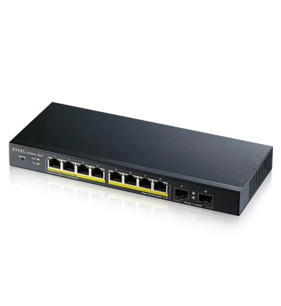Switch retea Zyxel 8-port GbE Smart Managed PoE Switch with GbE Uplink