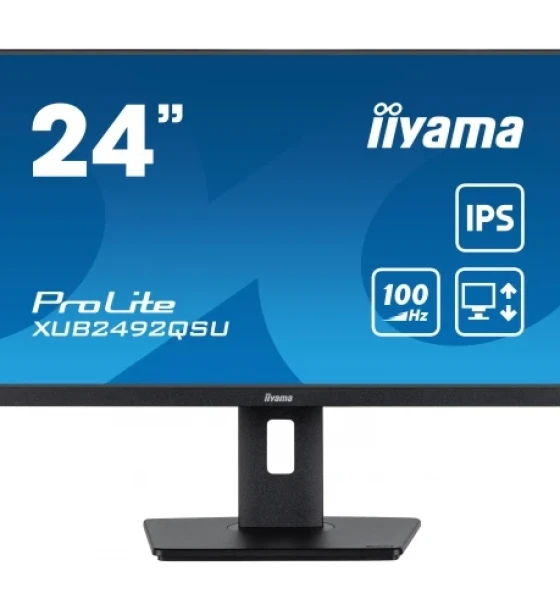 Monitor LED Iiyama ProLite XUB2492QSU-B1, 23.8inch, 2560x1440, 0.5ms, Black