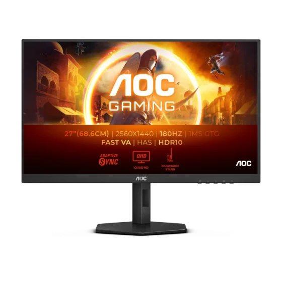 Monitor LED AOC Q27G4XN, 27inch, 2560x1440, 1ms GtG, Black