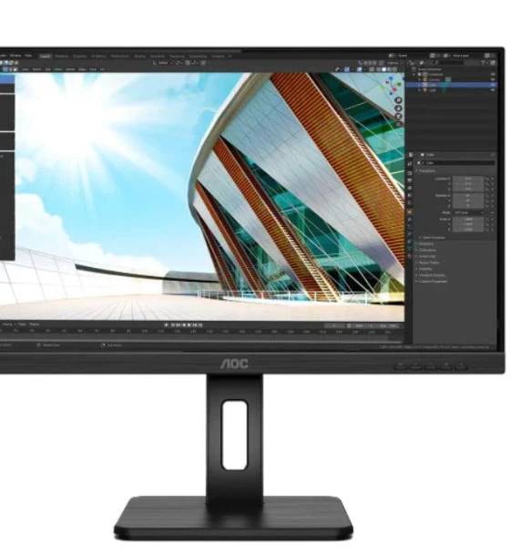 Monitor LED AOC Q24P2Q, 23.8inch, 2560x1440, 4ms, Black
