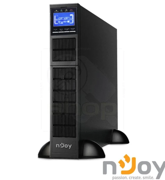 UPS nJoy Balder 10000, 10000VA W, On-line, LCD Display, Management, Rack/Tower, Dubla conversie, 2U, Nu are baterie inclusa, PWUP-OL10KBA-AZ01B