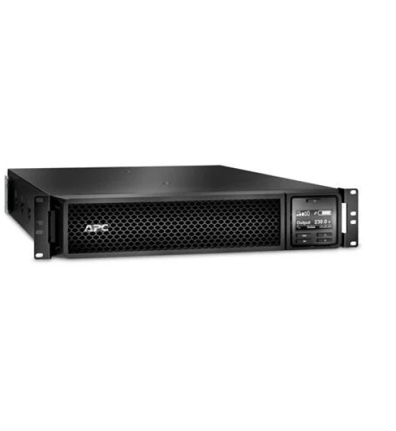 UPS APC Smart-UPS SRT online dubla-conversie 2200VA/1980W 8 conectori C13 2 conectori C19 extended runtime, baterie RBC31 rackabil, placa retea inclusa