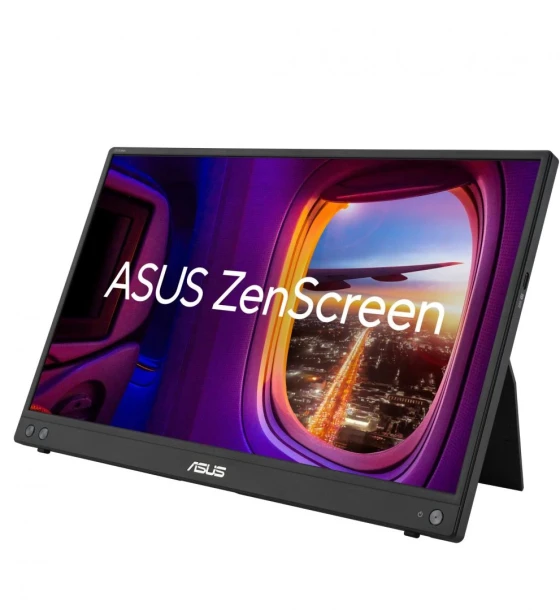 Monitor LED Portabil ASUS ZenScreen MB16AHV, 15.6inch, 1920x1080, 5ms GTG, Dark Grey
