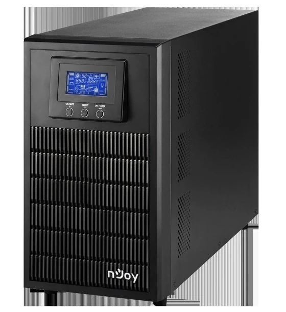 UPS nJoy Aten PRO 3000, 3000VA/2700W, On-line, LCD Display, 4 Prize Schuko cu Protectie, Management, Tower, Dubla conversie, Frequency Range 40Hz 70 Hz