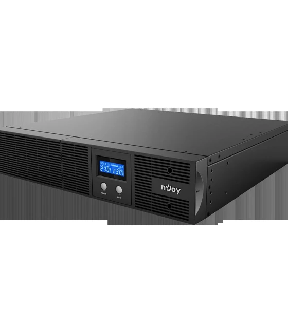 UPS nJoy Argus 2200, 2200VA/1320W, LCD Display, 4 IEC C13 cu Protectie, Management, Reglaj Automat al Tensiunii, iesire sinusoidala pura, rack 2U