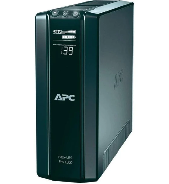 UPS APC Back-UPS RS line-interactive / aprox.sinusoida 1500VA/865W 6conectori Schuko CEE7, baterie APCRBC124, optional extindere garantie cu1 ani WBEXTWAR1YR-SP-01/WBEXTWAR3YR-SP-01