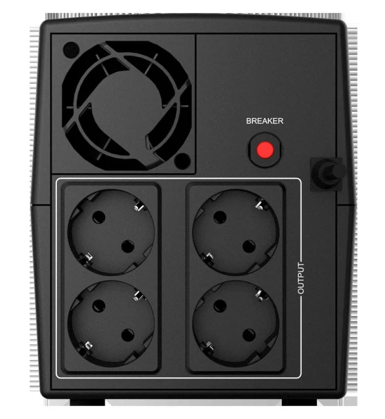 UPS NJOY Keen 1500, 1500 VA/900W, Line-interactive, 4 Prize Schuko cu Protectie, Repornire Automata, Reglaj Automat al Tensiunii
