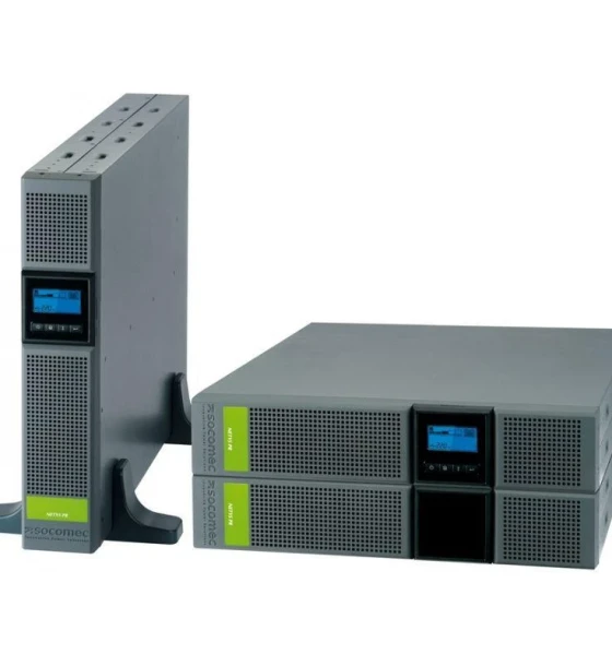 UPS Socomec netys pr-rt 1700VAW 230V 50Hz, line-interactive UPS with avr, 8 10 a x iec 320, card optional net vision tcp IP si snmp, LCD plugs protected RJ45, 1xUSB, 1xRS232 battery included