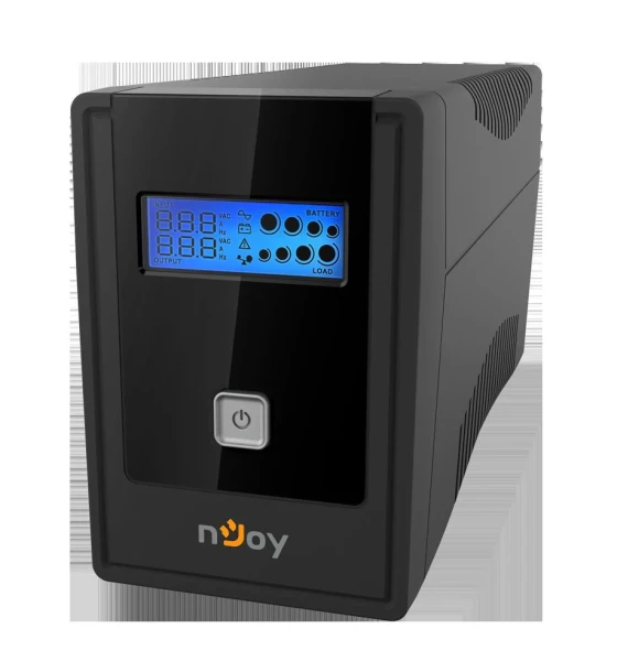 UPS nJoy Cadu 850, 850VA/480W, Afisaj LCD cu ecran tactil, 2 x prize Schuko