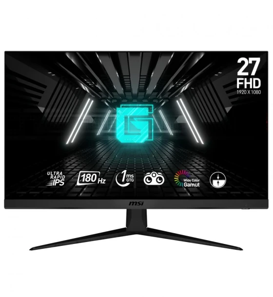 Monitor MSI 27 inch G2712F, 16:9, IPS, 1920x1080, 180Hz, GtG 1ms, Luminozitate max 300 cdmp, Contrast static 1000:1, Contrast dynamic 100M 1