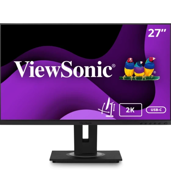 Monitor ViewSonic 27 inch VG2756-2K, 16:9, IPS, 2560x1440, 60Hz, GtG 5ms, MPRT 1ms, Luminozitate max 350 cd, Contrast static 1000:1, Contrast dynamic 80M 1, Viewing angle