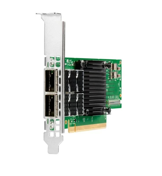 Accesoriu server HPE InfiniBand HDR100/Ethernet 100Gb 2-port QSFP56 PCIe4 x16 MCX653106A-ECAT Adapter