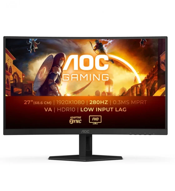 Monitor LED Curbat AOC C27G4ZXE, 27inch, 1920x1080, 1ms GTG, Black