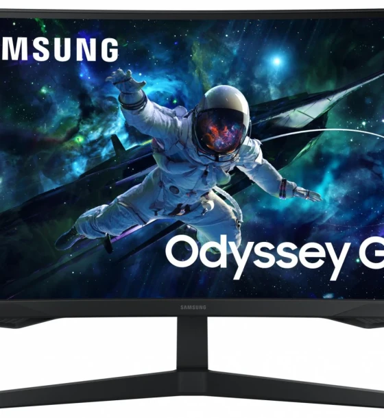 Monitor LED Curbat Samsung Odyssey G5 G55C (2024) LS27CG552EUXEN, 26.9inch, 2560x1440, 1ms, Black