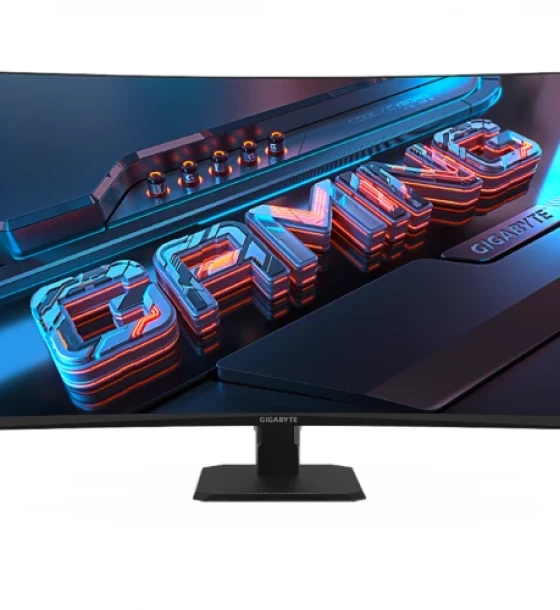 Monitor LED Curbat Gigabyte GS32QC, 31.5inch, 2560x1440, 1ms, Black