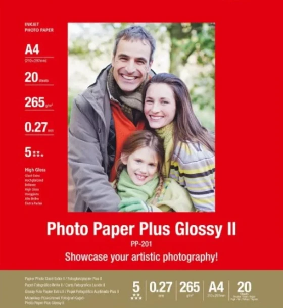 Hartie foto Canon PP-201S 10x15CM glossy photo paper, 265gsm