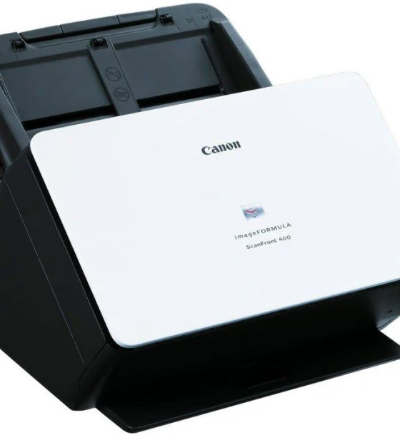 Scanner Canon ScanFront400, dimensiune A4, tip sheetfed, viteza de scanare 45ppm alb-negru si color, optica 600dpi, senzor CIS, TIFF, JPEG, PNG, PDF, PDF/A