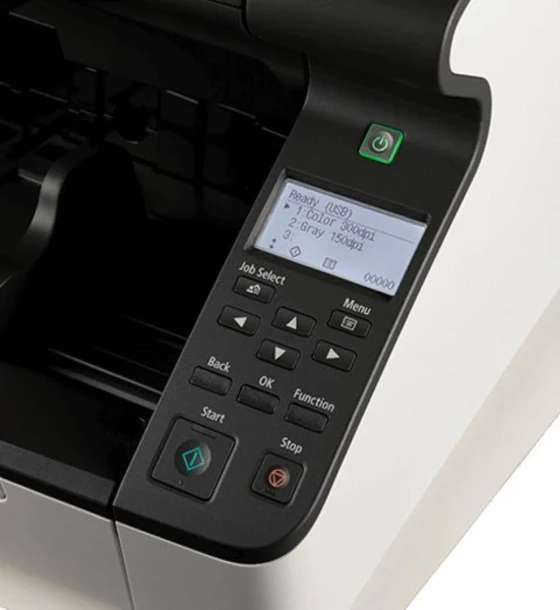 Scanner Canon DR-G2110, dimensiune A3, tip sheetfed, viteza scanare 110ppm alb-negru si color, duplex, omitere pagini goale, optica 600dpi, hardware 600x600dpi, ADF 500 coli, senzor CIS