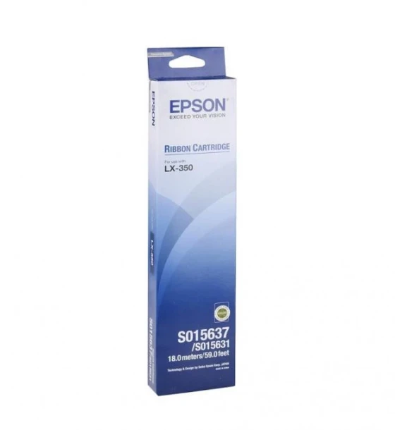 Ribbon EPSON S015637, negru, pentru EPSON FX-80, FX-80+, FX-800, FX-85, FX-850, FX-870, FX-880, FX-880-FDW, FX-880+, LX-300, LX-300+, LX-300+II, LX-400, LX-800, LX-810, LX-850, LX-860