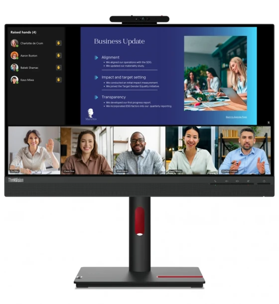 Monitor Lenovo ThinkVision T24v-30 23.8 inchIPS, FHD 1920x1080, 16:9, Luminozitate 250 cdmp, Contrast ratio 1000:1, 4ms Extreme mode/6ms Normal mode, Dot/Pixel Per Inch 93 dpi, FHD, 3Y