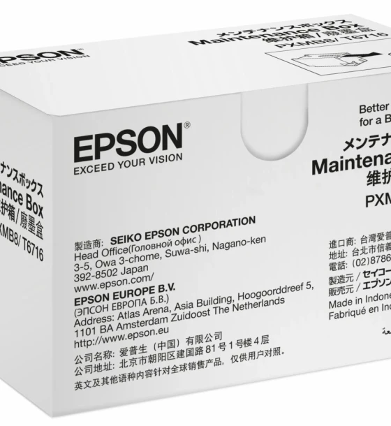 Accesoriu imprimanta Maintenence box epson T6716pentru WF-C5210DW, WF-5290DW, WF-C5710DWF, WF-C5790DWF, WF-M5299DW, WF-M5799DWF