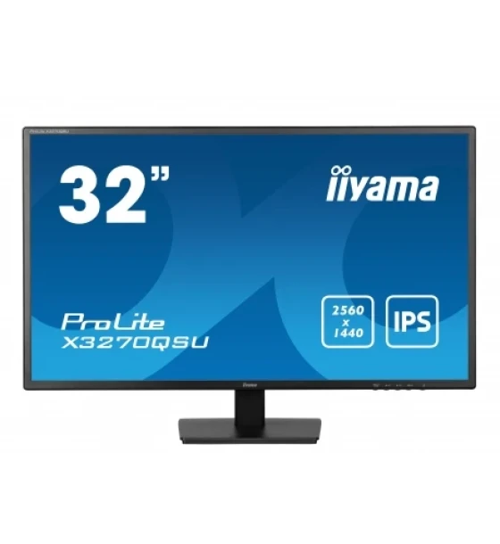 Monitor LED Iiyama ProLite X3270QSU-B1, 31.5inch, 2560x1440, 3ms GTG, Black