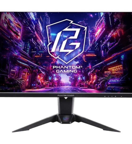 Monitor Gaming Asrock PG27QFT2A, diagonala 27 inch, Aspect 16:9, anti-glare, 2560 x 1440, 180Hz, Luminozitate 400 cdmp, Contrast 1000:1, culori 1.07B, Timp raspuns 1ms, Flicker free