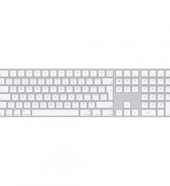 Tastatura Apple Magic Keyboard 2024 w Touch ID and Numeric Keypad - Romanian - White Keys