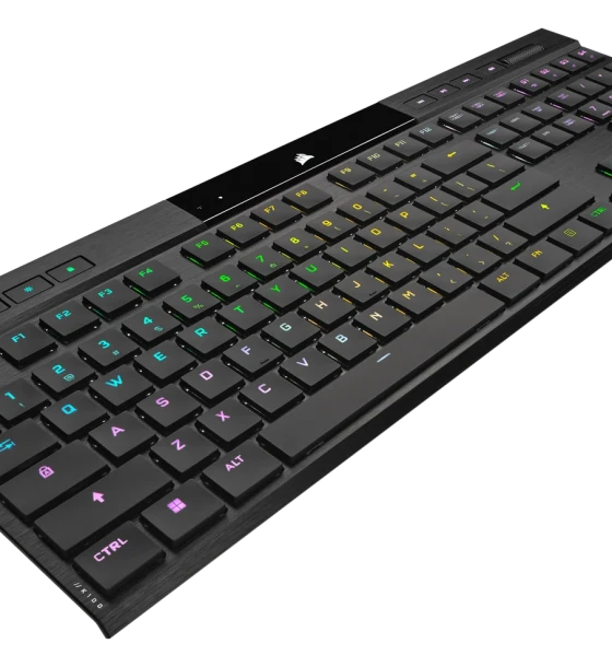 Tastatura CORSAIR K100 AIR WIRELESS RGB ULTRA-THIN MECHANICAL, negru Full Key NKRO with 100% Anti-Ghosting Supported in iCUE Profiles up to 50 Wired Connectivity USB 3.0 or 3.1 Type-A Key Switches