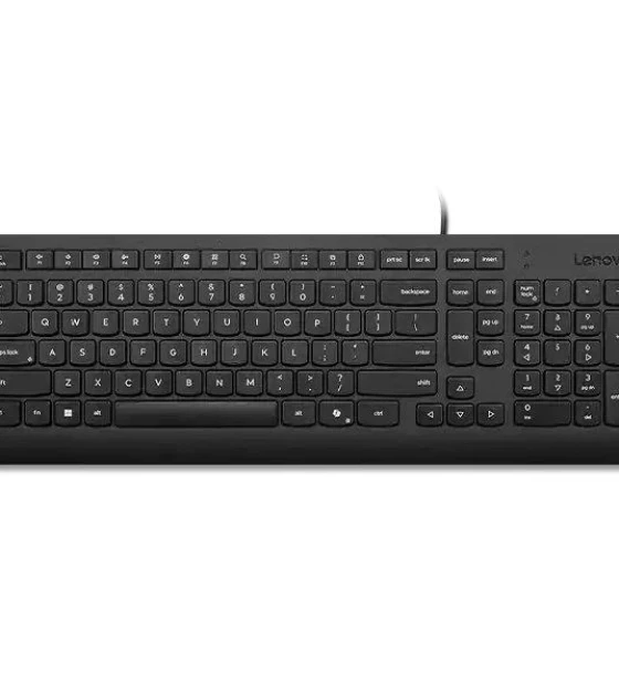 Tastatura Lenovo Essential Wired Black US English 103P Greutate 0.57 kg Dimensiune 424 x 146 x 20, mm Conectivitate Wired via USB-A Numar de taste 104 Keyboard Layout 2.5-zone layout