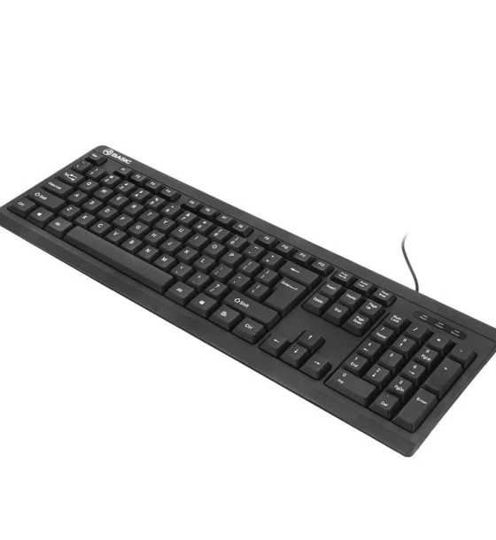 Tastatura cu fir Tellur SUA, interfata USB, lungime 135 cm, butoane 104, dimensiuni 440 x 150 x 20 mm, negru