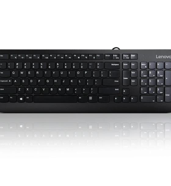 Tastatura Lenovo 300 USB Keyboard - US English, Tip Standard, Interfata tastatura USB, Tehnologie cu fir, Tastatura iluminata Nu, Culoare Negru, Dimensiune 424 x 146 x 20 mm, Greutate 76g