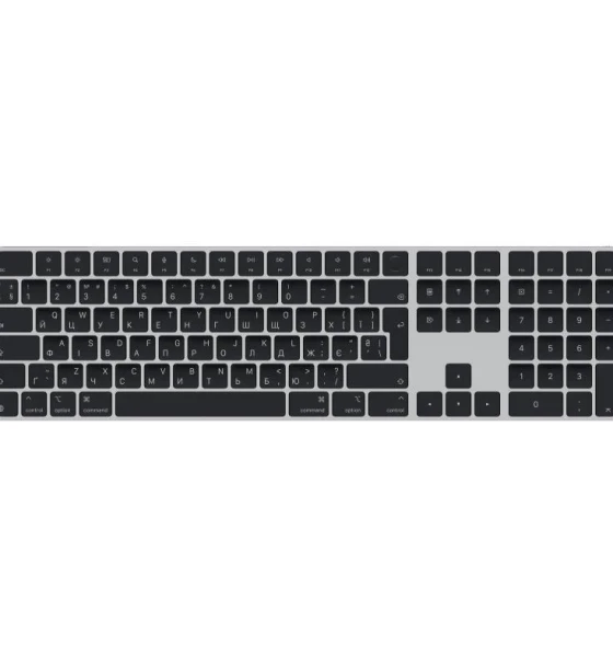 Tastatura Apple Magic Keyboard with Touch ID and Numeric Keypad for Mac models with Apple silicon - Ukrainian - Black Keys